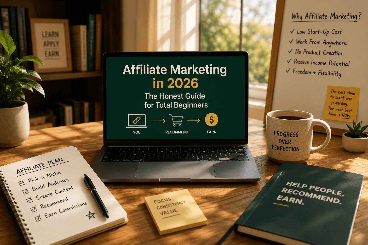 Start Affiliate Marketing in 2026 (The Honest Guide for Total Beginners)