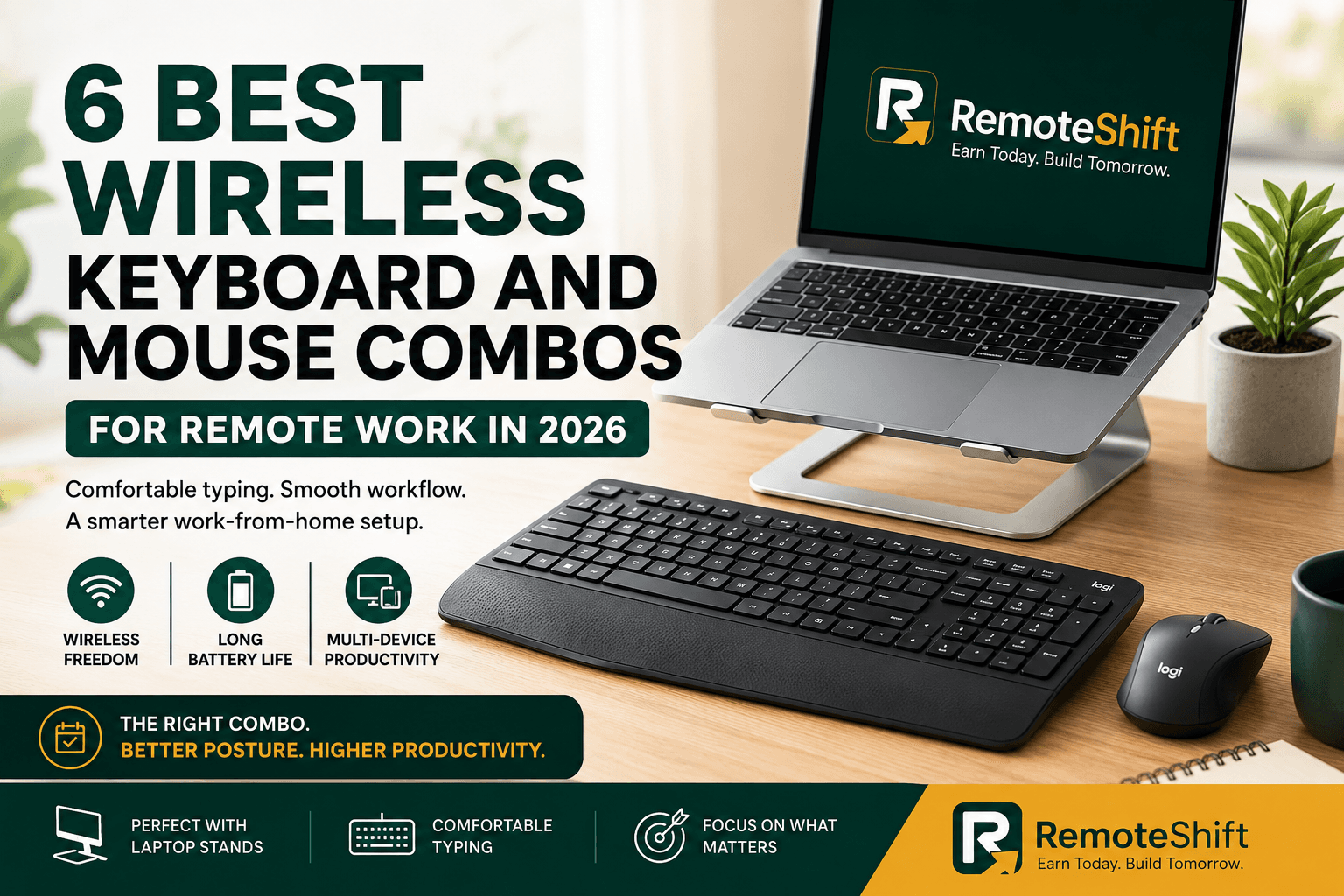 6 Best Wireless Keyboard and Mouse Combos for Remote Work in 2026