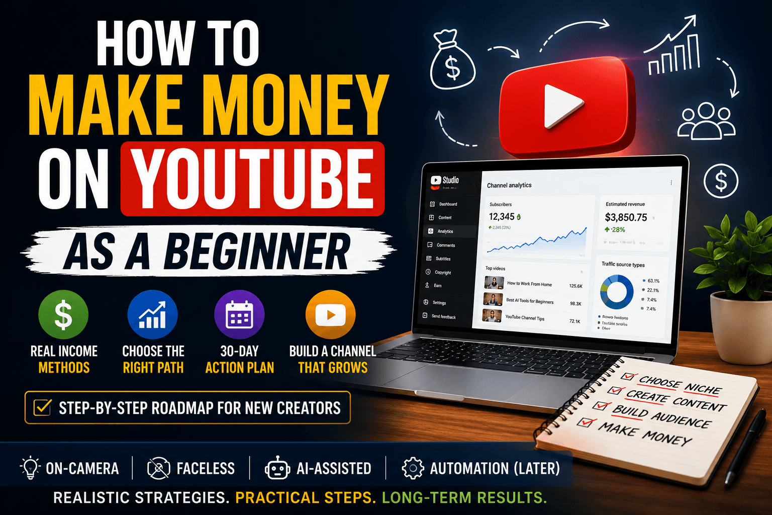How to Make Money on YouTube as a Beginner